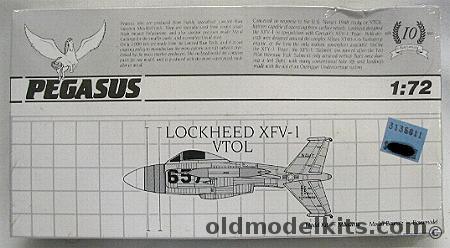 Pegasus 1/72 Lockheed XFV-1 VTOL, 3005 plastic model kit